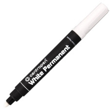 Маркер Centropen Permanent White 8586 2.5 мм белый